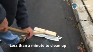 Remove Oil Sheen from Pavement with Spilltration® Oil Shammy Towels