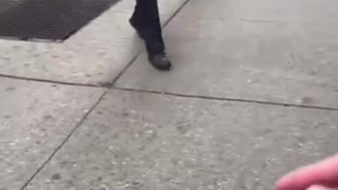 Black racist abuses Asian woman in NYC...