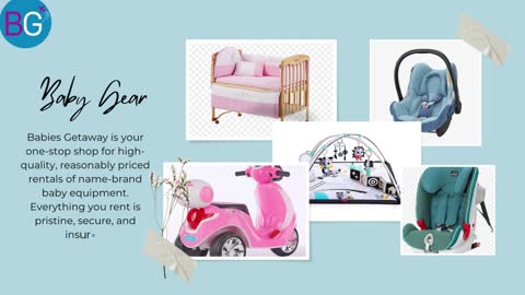 Rent baby gear from Babies Getaway