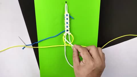 How to tie easy not pattern #paracord #macrame #2a