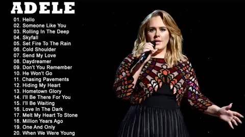 Coleção de músicas Adele (total de 20 músicas)