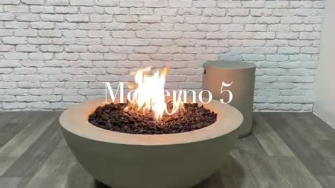 Fire Bowl Moderno 5 Patio Decor