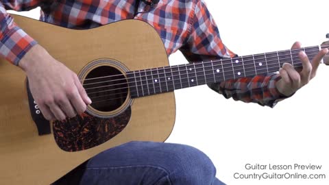 Intro to Classic Country and Bluegrass Strumming - Beginner Guitar Lesson Tutorial