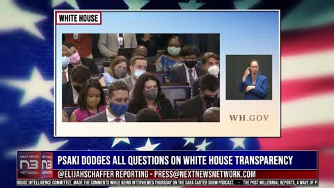 Jen Psaki Dodges all Questions on White House Transparency