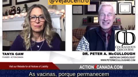 Dr. Peter McCullough: mRNA sendo transferido dos vacinados para os não vacinados