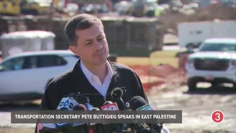 Buttigieg Says "Lost [His] Train of Thought" During East Palestine Press Conference