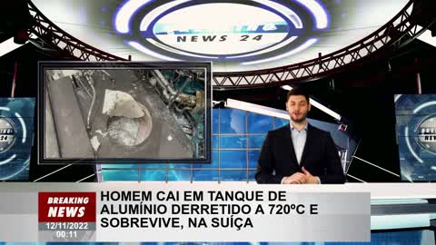 O homem cai em um tanque de alumínio derretido a 720ºC e sobrevive na Suíça