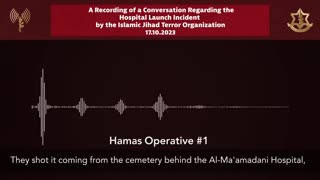 Israel divulga áudio de terroristas do Hamas admitindo que foguete foi lançado da Faixa de Gaza