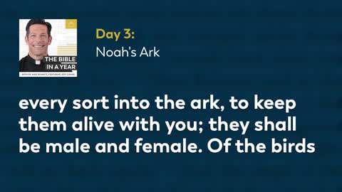 Day 3 Noah's Ark — The Bible in a Year (with Fr. Mike Schmitz)