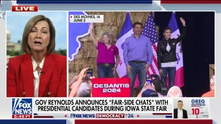 Iowa Gov. Kim Reynolds praised by DeSantis following criticism from Trump