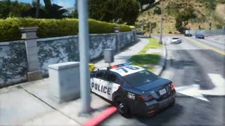 Unbelievable Pursuit: A GTA 5 Police Chase Enhanced with Hyper-Realistic Ray Tracing Graphics