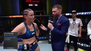 Chelsea Chandler Octagon Interview | UFC Vegas 61