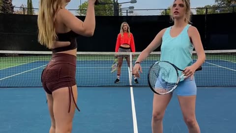 A joke in tennis