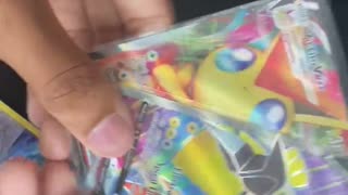 I opening to Pokémon booster pack
