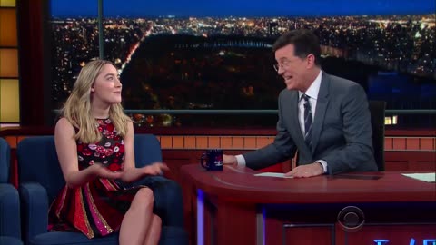 Saoirse Ronan Tries To Teach Stephen An Irish Accent