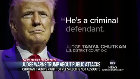 Judge issues stern warning to former President Trump | WNT