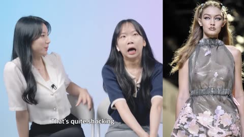 Korean Girls React To Braless Sheer Dress Fashion In Western 𝙊𝙎𝙎𝘾_1080p