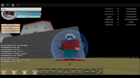 ROBLOX-One Piece Golden Age-My friend and I