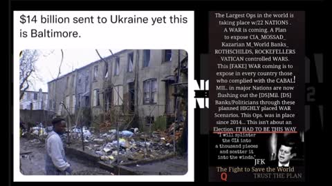 Surrender of Ukraine troops-$14 billion to Ukraine yet this is Baltimore-Hunter and Joe money trail.