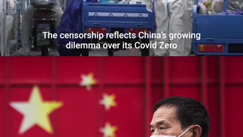 CHINA PROTEST LOCKDOWNS BEING CENSORED