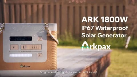 Ark World’s first IP67 Waterproof Portable Power Station by Arkpax — Kickstarter