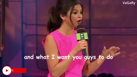 Selena Gomez Motivational Speech with English Subtitles