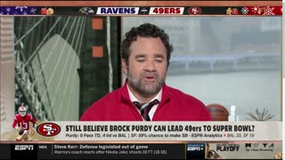 FIRST TAKE Brock Purdy is not ELITE, he's SYSTEM QB! - Shannon rips 49ers after Week 16 loss