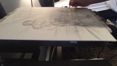 Time lapse_ Penciling Page 77 in 17 minutes