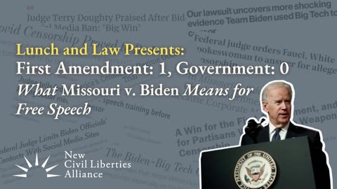 What Missouri v. Biden Means for Free Speech