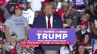 Donald Trump Rally at Hialeah Florida - November 9, 2023