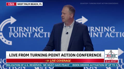 FULL SPEECH: Eric Schmitt at Turning Point Action Conference - Day Two - 7/16/23