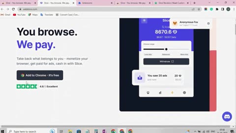 Take back what belongs to you - monetize your browser, get paid for ads, cash in with Slice.