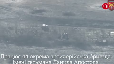 Russians come under fire while evacuating the wounded and equipment from shot equipment