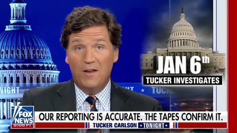 Tucker Carlson on the reaction of Chuck Schumer to the previously unseen January 6 footage
