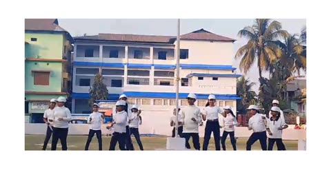 A dance performance by the students # ceremony # viral song and dance