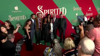 Stars hit the red carpet for Christmas film 'Spirited'