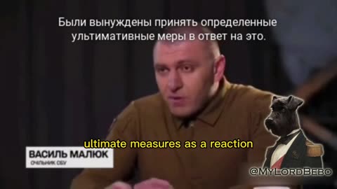 Vasyl Maliuk head of UA SBU openly boasts about intimidating and assaulting judges