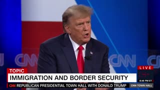 CNN Republican Presidential Town Hall with Donald Trump