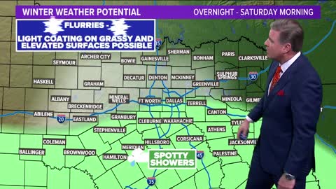 DFW Weather: Could we see snow Saturday?