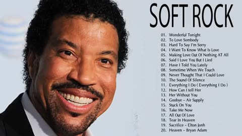 Lionel Richie ,Phil Collins, Air Supply, Bee Gees, Chicago, Rod Stewart - Best Soft Rock 70s,80s,90s