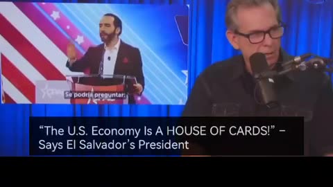 The U.S. Economy Is A HOUSE OF CARDS!" - Says El Salvador's President