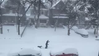 Incredible scenes of chaos in the snowy USA! Ice Age is coming!