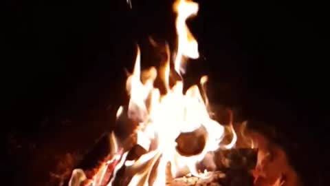 Fire with slow video , Short clip