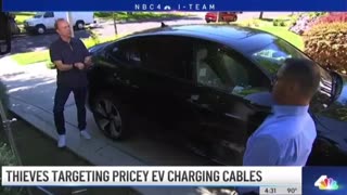 Meanwhile in California- Thieves are now targeting one pricey electric car part