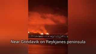 🌋 Iceland Volcano Erupts Today! 3.5km Glowing Crack In Earth's Surface 🇮🇸 December 18 2023 Reykjanes