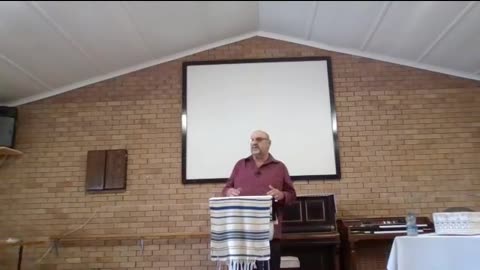 Pastor Johan Van Der Bank, Bonnivale, South Africa. All Afrikaans speaking service