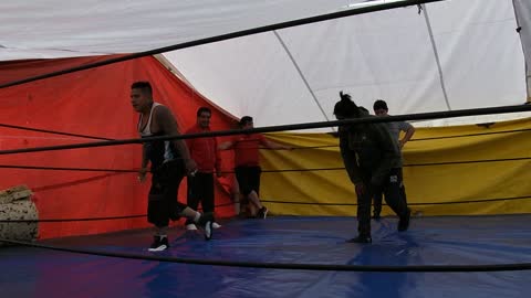 2 Mexican Lucha Libre Wrestling - Toluca Mexico