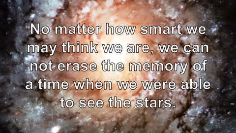 No matter how smart we may think we are, we can not erase the memory of a time when we were abl...