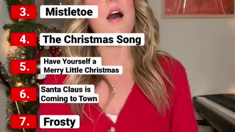 10 Christmas Songs in 54 Seconds