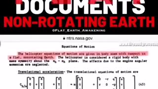 Government Documents referring to "Non-Rotating" and / or "Flat Earth"